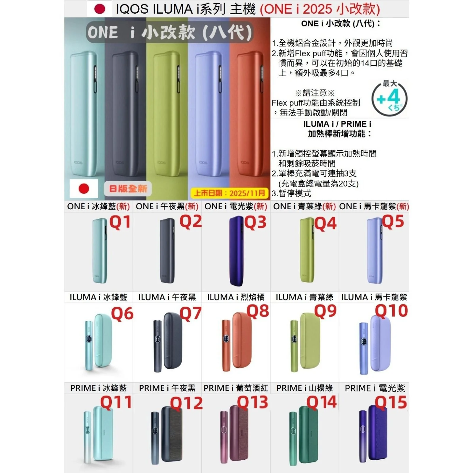 IQOS ILUMA I PRIME Breeze Blue冰鋒藍主機